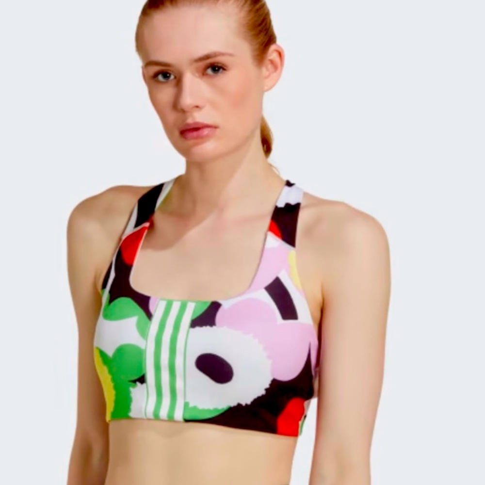 Adidas Marimekko Medium Support Sports Bra